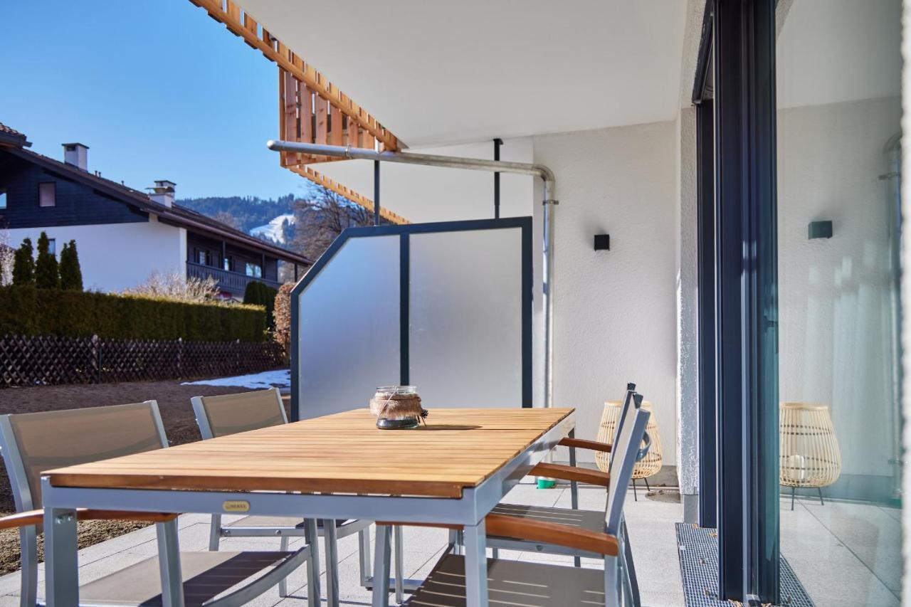 Bergzeit Apartment การ์มิช-พาร์เทนเคียร์เชน ภายนอก รูปภาพ